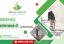 Dịch vụ sơn nhà ở Bình Dương chuyên nghiệp - Khoác áo mới cho ngôi nhà của bạn
