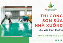 Nhận thi công sơn sửa nhà xưởng toàn khu vực Bình Dương, cam kết uy tín