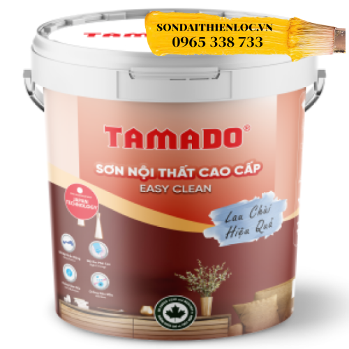 Sơn Nội Thất Cao Cấp TAMADO EASY CLEAN – LAU CHÙI HIỆU QUẢ