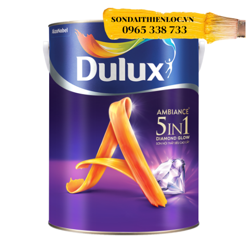 DULUX AMBIANCE 5 IN1 DIAMOND GLOW 5L- BÓNG MỜ