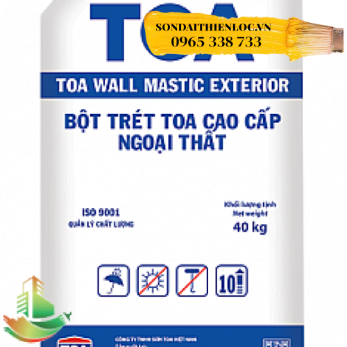 BỘT TRÉT CAO CẤP TOA WALL MASTIC NGOẠI THẤT