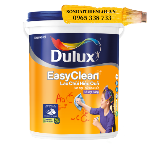 SƠN NỘI THÂT DULUX EASYCLEAN- THÙNG 18L ( BÓNG)