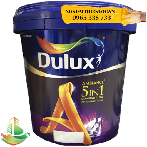 DULUX AMBIANCE 5 IN1 DIAMOND GLOW 15L- BÓNG MỜ