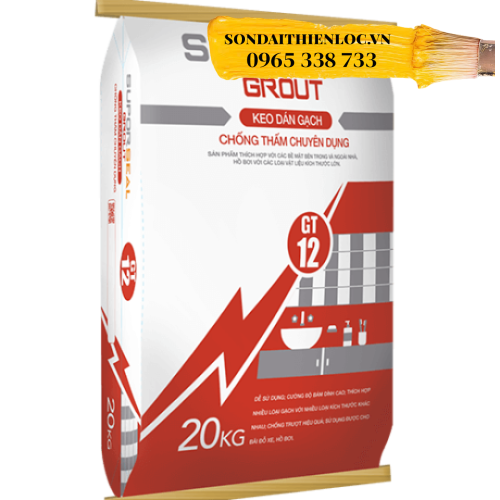 SUPORSEAL GROUT GT12 - KEO DÁN GẠCH CHỐNG THẤM CHUYÊN DỤNG