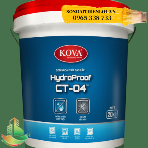 Sơn Ngoài Trời Cao Cấp KOVA HydroProof CT-04