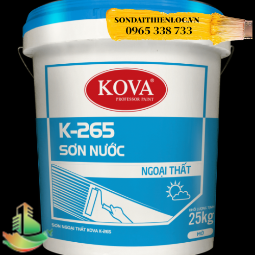 Sơn Ngoại Thất KOVA K-265 Chính Hãng, Giá Rẻ