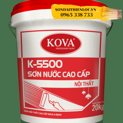 Sơn Nội Thất Cao Cấp KOVA K-5500 Chính Hãng Giá Rẻ, Chiết Khấu Sập Sàn