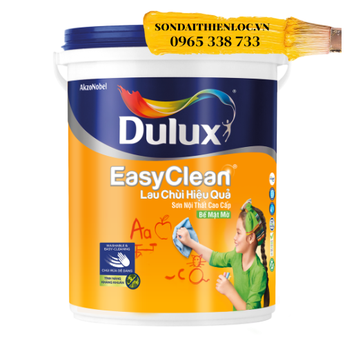 SƠN NỘI THÂT DULUX EASYCLEAN- THÙNG 15L ( MỜ)