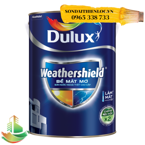 SƠN NGOẠI THẤT CAO CẤP DULUX WETHERSHIELD- LON 1L ( BÓNG)