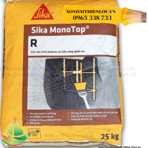Sika Monotop R-25Kg Vữa Sửa Chữa Bê Tông