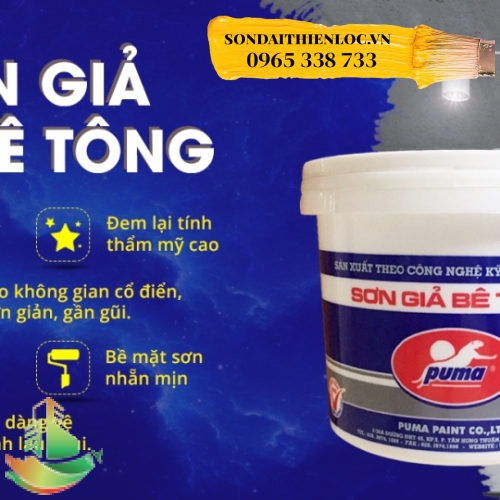 SƠN HIỆU ỨNG BÊ TÔNG PUMA