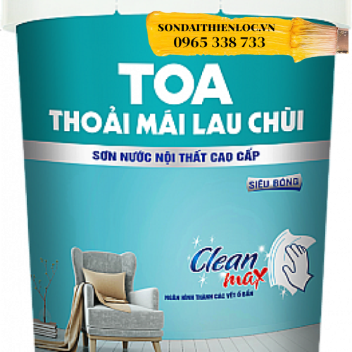 SƠN NƯỚC NỘI THẤT CAO CẤP TOA THOẢI MÁI LAU CHÙI BÓNG MỜ