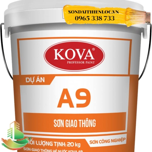SƠN GIAO THÔNG HỆ NƯỚC KOVA A9 - MÀU TRẮNG 5KG
