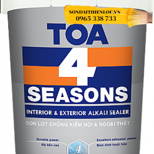 SƠN LÓT CHỐNG KIỀM NỘI VÀ NGOẠI THẤT TOA 4 SEASONS INTERIOR & EXTERIOR ALKALI SEALER