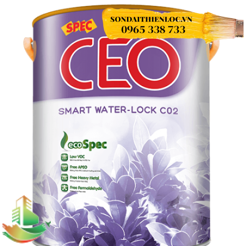 SPEC CEO SMART WATER-LOCK C02 - SƠN CHỐNG THẤM ĐA SẮC, TRỰC TIẾP TƯỜNG