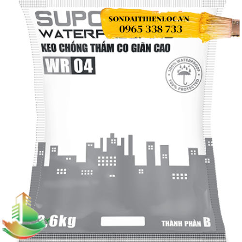 SUPORSEAL WATERPROOFING WR04 - KEO CHỐNG THẤM CO GIÃN CAO
