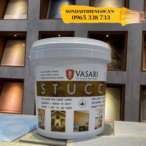 Vữa hoàn thiện tường Stucco Vasari.